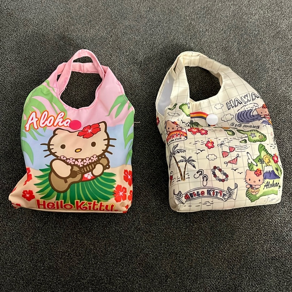Hello kitty foldable totes